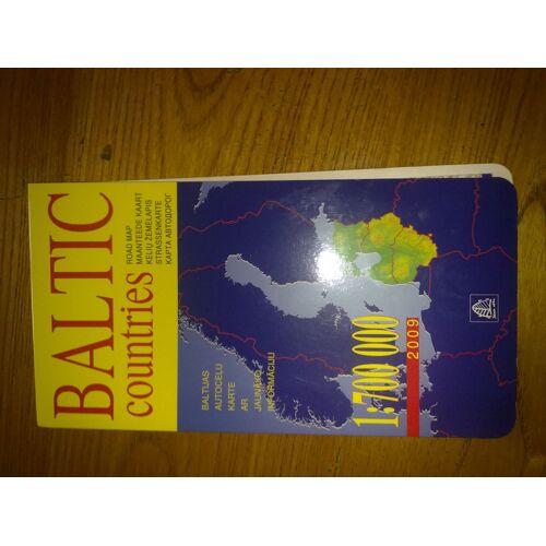 Kraje Baltyckie Mapa 1:700 000