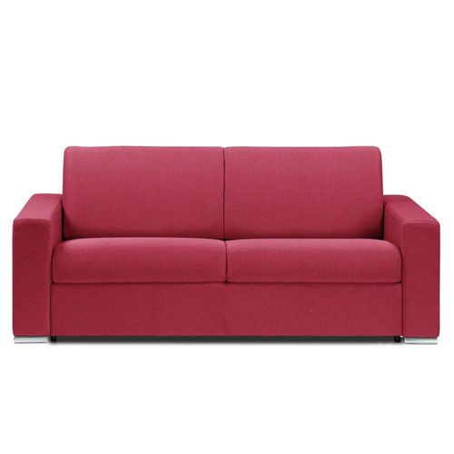 Canapé Express Dreamer Convertible 140cm Matelas 16cm Polyuréthane Rouge