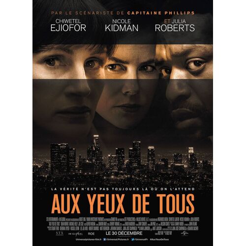 Aux Yeux De Tous / Secret In Their Eyes - Affiche Originale De Cinéma - Format 40x60 Cm - Un Film De Billy Ray Avec Julia Roberts, Chiwetel Ejiofor, Nicole Kidman, Dean Norris - Année 2016