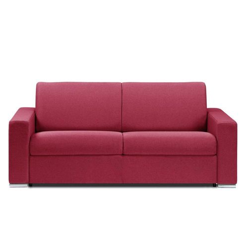 Canapé Lit 2-3 Places Dreamer Convertible Express 120cm Neo Rouge Matelas 16 Cm