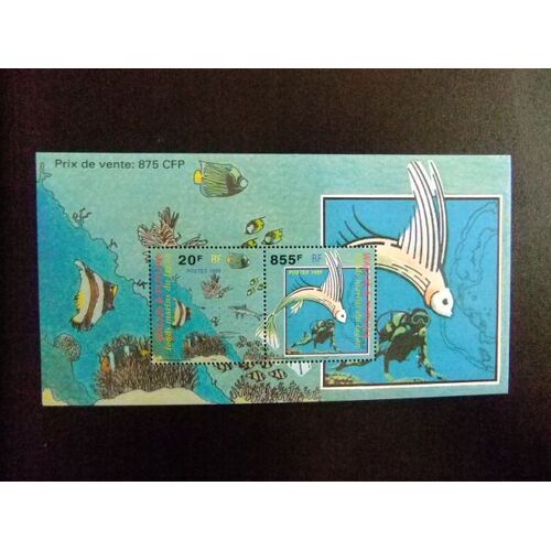 Wallis Et Futuna 1999 Poissons Yvert & Tellier Nº Bloc 8 ** Mnh