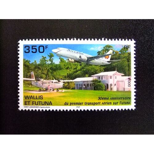 Wallis Et Futuna 2000 30 º Anniv. Du Primier Transport Aérien Sur Futuna Yvert & Tellier Nº Pa 220 ** Mnh