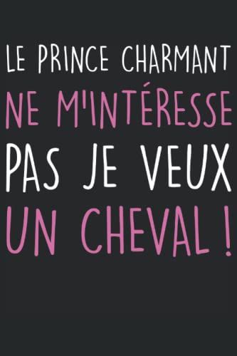 Agenda: Semainier 2 Ans Une Semaine Par Page Format 15x22cm. Cadeau Noel Et Anniversaire Humoristique Prince Charmant Pour Cavalière Femmes Célibataires Pratiquantes D'équitation