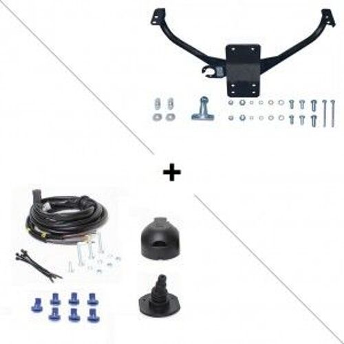 Attelage Volkswagen Lt Fourgon (01/76-12/81) Standard + Faisceau Universel 7 Broches - Gdw