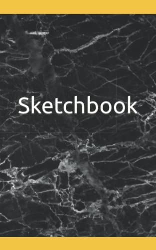 Sketchbook: 5x8 Black And White Stone Gifts Christmas Xmas Hanukkah Birthday Man Woman Boy Girl Teen Teacher