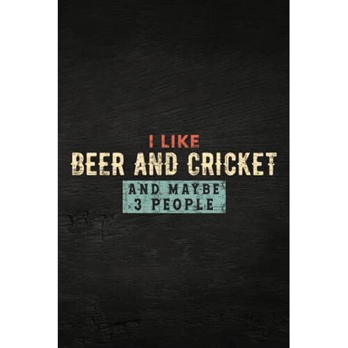 Guitar Tab Notebook - I Like Beer And Cricket And Maybe 3 People Good: Guitar Tablature Writing Paper With Chord Fingering Charts, Sheet Music Staff ... Musicians, Teachers And Students,Home Budget