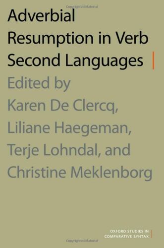 Adverbial Resumption In Verb Second Languages