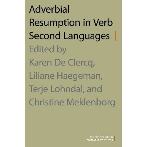 Adverbial Resumption In Verb Second Languages
