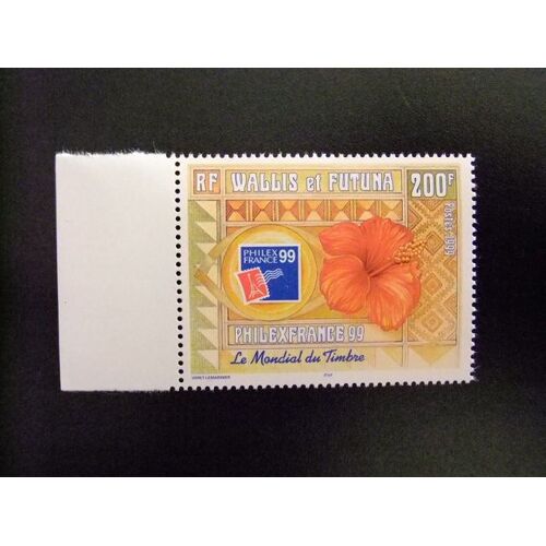 Wallis Et Futuna 1999 Logo Expo.99 Et Une Fleur Yvert & Tellier Nº 530 ** Mnh