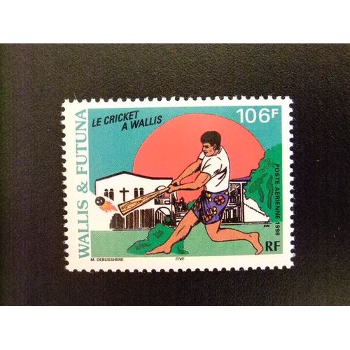 Wallis Et Futuna 1998 Sport Le Cricket À Wallis Yvert & Tellier Nº Pa 204 ** Mnh