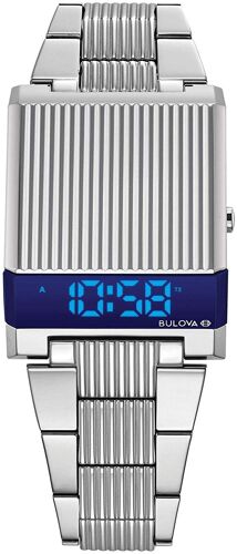 Bulova Montre Argent Digital Hommes Computron 96c139