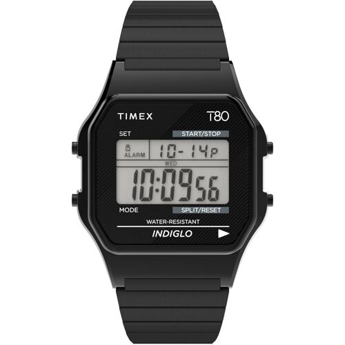 Timex Montre Noir Digital Mixte T80 Tw2r67000