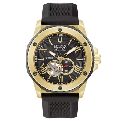 Bulova Montre Noir Analogique Hommes Marine Star 98a272