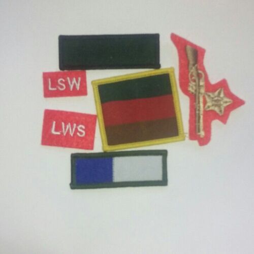 Lot Insigne Tissu British Army 