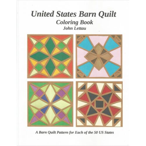 United States Barn Quilt Coloring Book