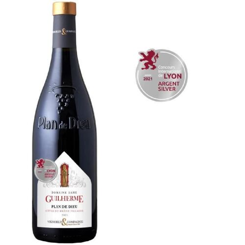 Domaine Dame Guilherme Plan De Dieu 2021 Côtes Du Rhône Villages - Vin Rouge De La Vallée Du Rhône