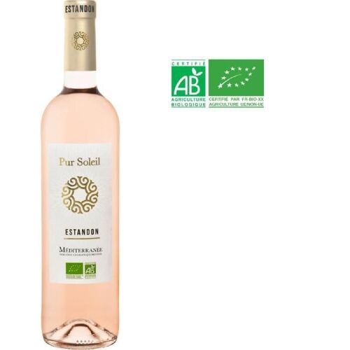 Estandon Pur Soleil Méditerrannée - Vin Rosé De Provence - Bio