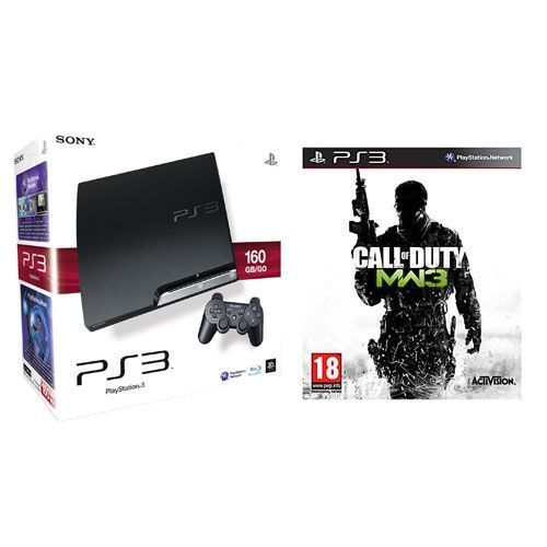 Console Ps3 Slim 160 Go Sony + Call Of Duty Modern Warfare 3 Console Playstation 3 Sony