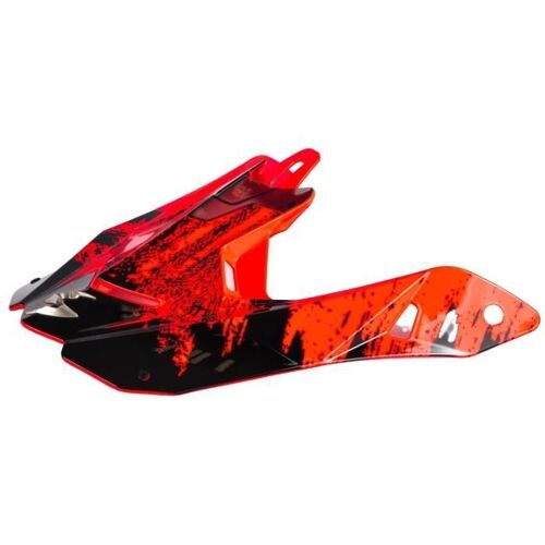 Visière Casque De Moto Scorpion Vx-21 Air Mudirt Peak - Black/Neon Red - Tu