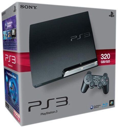 Console PS3 320 Go noire Manette PS3 Dual Shock - noire