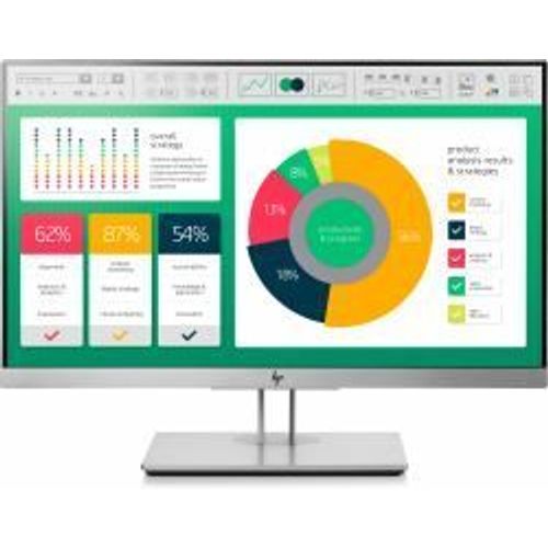 HP EliteDisplay E223 LED display 54,6 cm (21.5) Full HD Noir, Argent (HP EliteDisplay E223 - LED monitor - 21.5 - 1920 x 1080 Full HD (1080p) - IPS - 250 cd/m² - 1000:1 - 5 ms - HDMI, VGA, DisplayPort - silver, black (rear cover))