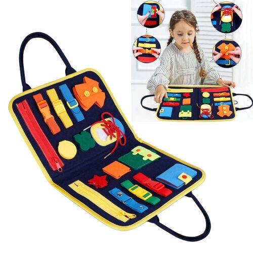 Planche Sensorielle Pour Enfants Et Bébés, Fermeture Éclair, Avion, Jouet, Cadeau