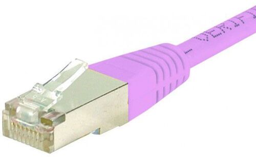Cat6 Rj45 Patch Cable S/ftp Pink - 10 M