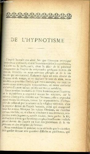 De L'hypnotisme / La Borugeoisie Francçaise Et La Revolution / La Nécropole De Trion Et Les Dernieres Fouilles  / Bibliographie : Impedimenttorum Matrimonii Synopsis - Histoire Populaire De ...