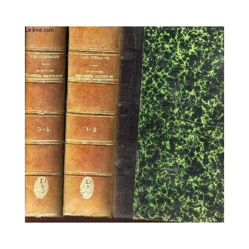 Evangelium Secundum Matthaeum - En 2 Volumes : Tomes 1 Et 2 / Tertia Editio.