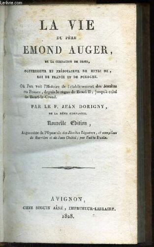 La Vie Du Pere Emond Auger