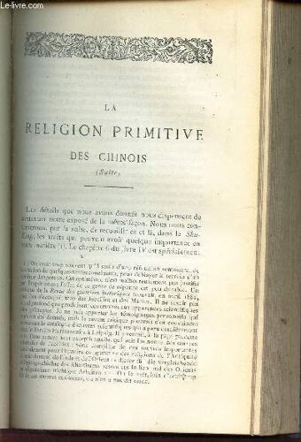 La Religion Primitive Des Chinois (Suite) / Deux Fois Pendu - Conte Croate (Traduction De Victor Derely).