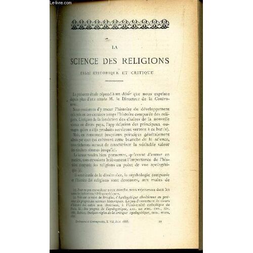 La Science Des Religions - Essai Historique Et Critique (A Suivre) / La Barbe-Bleue Breton.