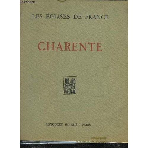 Les Eglises De France - Charente.