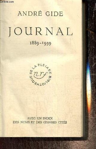 Journal, 1889-1939 (Collection Bibliothèque De La Pléiade)