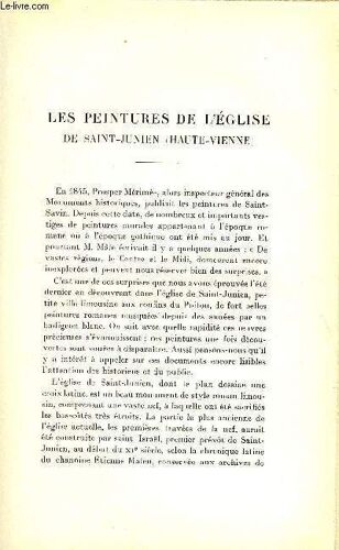 Bulletin Monumental 91e Voume De La Collection N°1 - Les Peintures De L'eglise De Saint-Junien (Haute-Vienne) Par Charles Et Henri Boutant