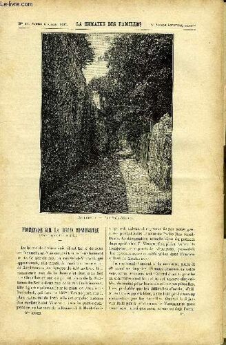 La Semaine Des Familles 37eme Annee N°14 - Promenade Sur La Butte Montmartre De E. Valville, Le Niagara De L'abbe Lacroix, Un Homme Heureux De Emile Champagne, Les Salons De 1895 De E. ...