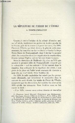 Bulletin Monumental 112e Volume De La Collection N°3 - La Sepulture De Pierre De L'etoile A Fontgombault Par Fr. Jean Tiret