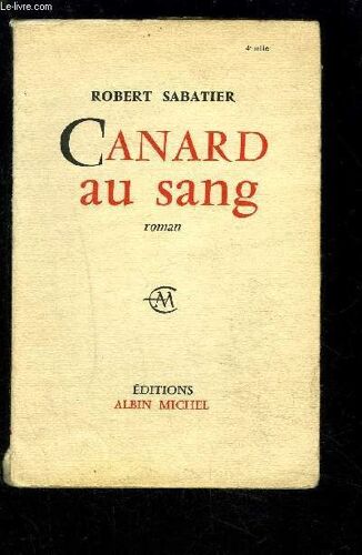 Canard Au Sang