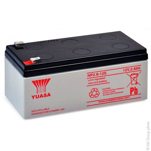 Batterie Au Plomb 12 Volts 2,8ah Yuasa Sla Np2.8-12 Vrla - Garantie 1 An