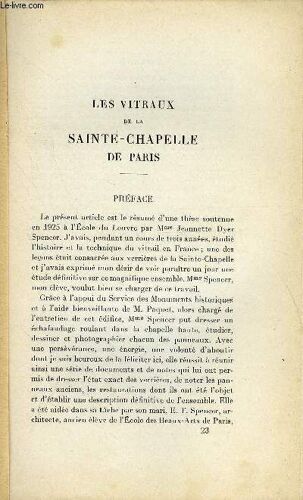 Bulletin Monumental 91e Volume De La Collection N°3-4 - Les Vitraux De La Sainte-Chapelle De Paris Par Jeannette Dyer Spencer