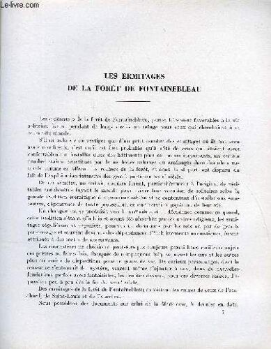 Bulletin Monumental 115e Volume De La Collection N°2 - Les Ermitages De La Foret De Fontainebleau Par A. Bray