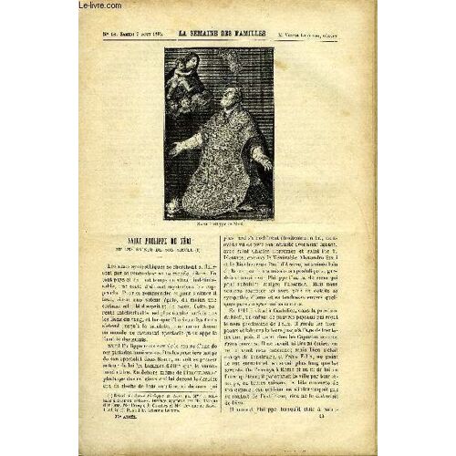 La Semaine Des Familles 37eme Annee N°18 - Saint Philippe De Neri De La Comtesse D'estienne D'orves, Le Cri De Guerre V De C. De L'homerange, La Mere De Dom Bosco De Myriam, Formose Iii De ...