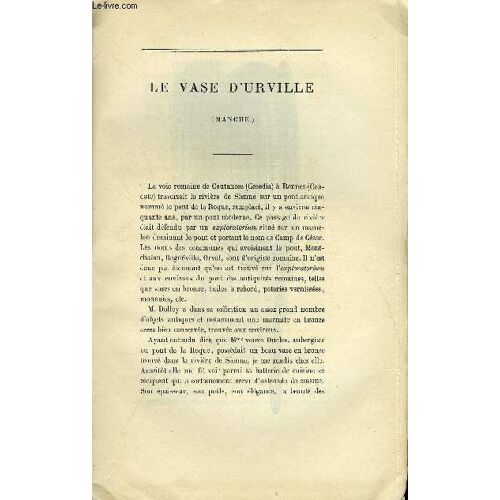 Bulletin Monumental 5e Serie, Tome 5, 43e Collection N°1 - Le Vase D'urville (Manche) Par L. Quenault