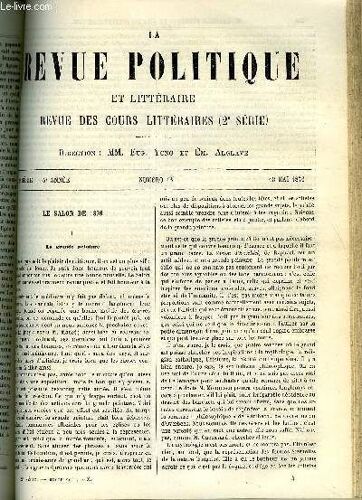 La Revue Politique Et Litteraire 5e Annee - 2e Semestre N°46 - La Grande Peinture En 1876 Par Charles Bigot, L'achat Des Chemins De Fer Par L'etat Par Louis Jezierski, Les Progres De La ...