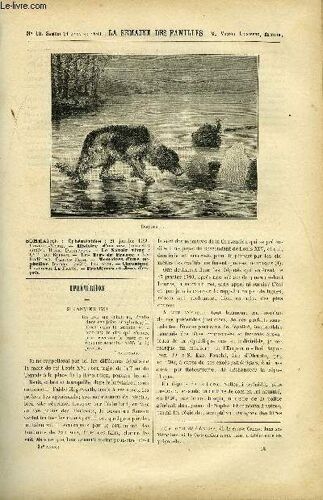 La Semaine Des Familles 34eme Annee N°43 - Ephemerides De Charles-Marie, Histoire D'un Nez De Henri Deschamps, Le Savoir Vivre De La Comtesse De Buffon, Les Mers De France De Gaston Flozi ...