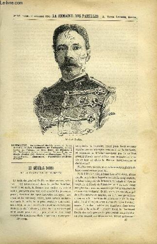 La Semaine Des Familles 34eme Annee N°37 - Le General Dodds De Oscar Havard, Les Chambres De Fernande De A. Verley, Les Mers De France Iv De Gaston Flozi, Marie Jenna De Myriam