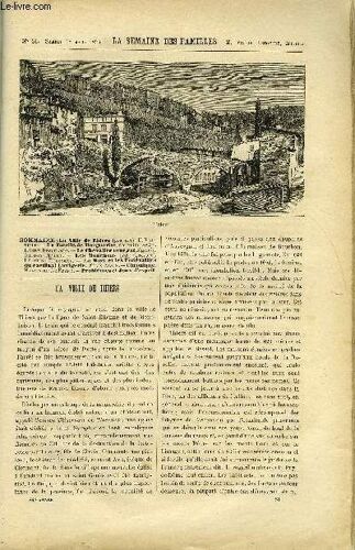 La Semaine Des Familles 34eme Annee N°51 - La Ville De Thiers De E.Valville, La Tutelle De Marguerite De Henry Deschamps, Le Chevalier Renegat De Gaston Maury, Les Manchons De Leontine ...