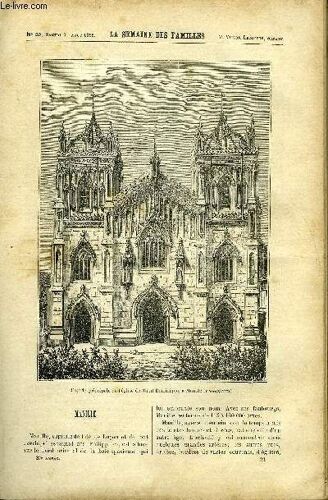La Semaine Des Familles 37eme Annee N°22 - Manille De O. Havard, Le Cri De Guerre Ix De C. De L'homerange, La Boite A Gants De P. Letourneur, Un Fleuve Siberien : Le Yenisei De E. Valville ...