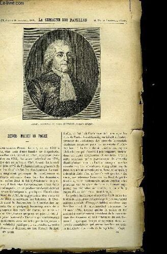 La Semaine Des Familles 37eme Annee N°33 - Lenoir, Prefet De Police De Oscar Havard, Chretienne Et Francaise De Lia Saul, L'intime D'un Coeur De Jean Kergall, L'ile De La Trinidad De E. ...