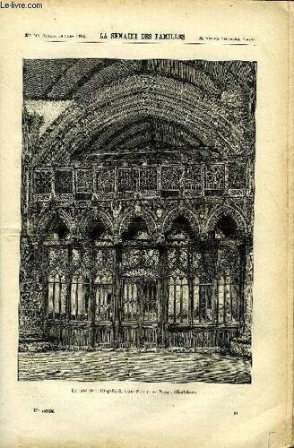 La Semaine Des Familles 37eme Annee N°50 - La Chapelle De Saint-Fiacre De Hyacinthe Le Franc, Le Cousin De L'amiral De Lia Saul, En Afrique - Le Gabon Et Le Congo Francais De E. Valville ...